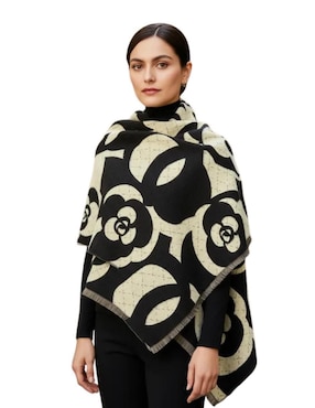 Chal Twist Side estampado floral