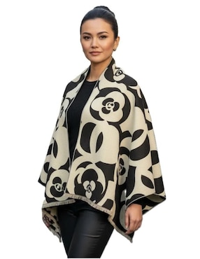 Chal Twist Side estampado floral