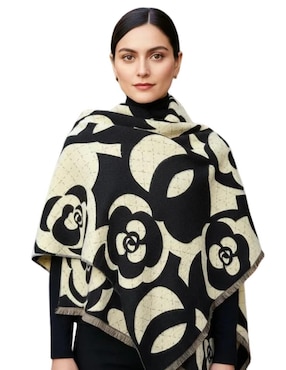 Chal Twist Side estampado floral