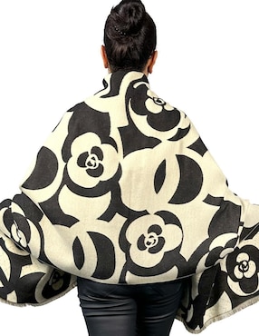 Chal Twist Side estampado floral