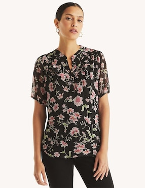 Blusa Nautica manga al codo para mujer