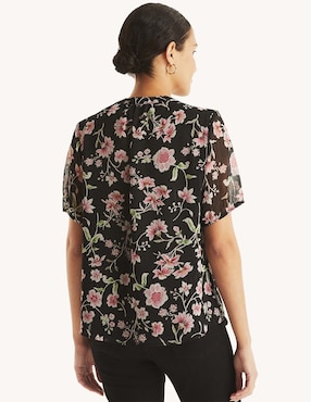 Blusa Nautica manga al codo para mujer