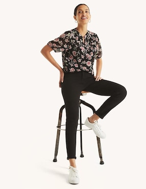 Blusa Nautica manga al codo para mujer