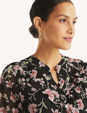 Blusa Nautica manga al codo para mujer
