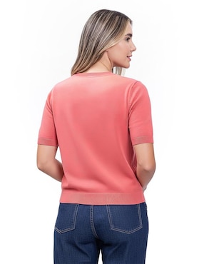Blusa Nautica manga al codo para mujer