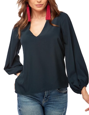Blusa Beatriz Meade manga larga para mujer