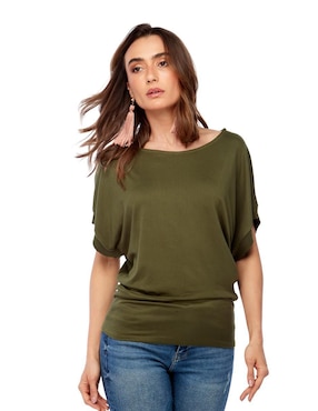 Blusa Beatriz Meade manga corta para mujer