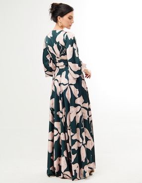 Vestido maxi fiesta Pureza escote V