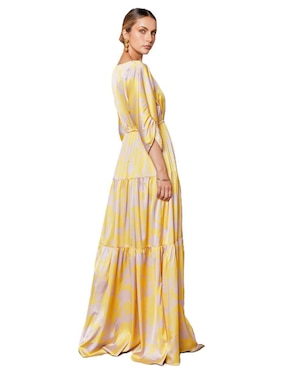 Vestido maxi casual Pureza Sunshine para mujer