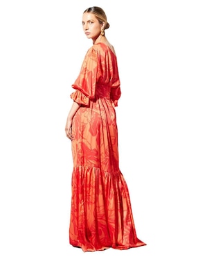 Vestido maxi casual Pureza Luna para mujer