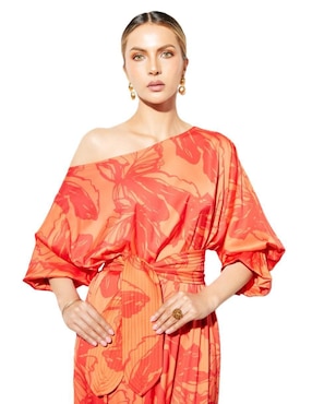 Vestido maxi casual Pureza Luna para mujer