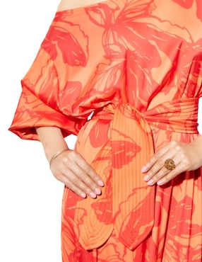 Vestido maxi casual Pureza Luna para mujer