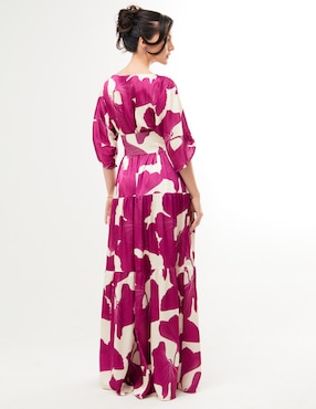 Vestido maxi casual Pureza Aura para mujer