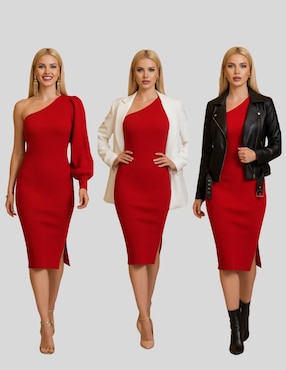 Vestido 3/4 formal Malabis para mujer