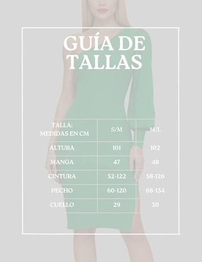 Vestido 3/4 formal Malabis para mujer
