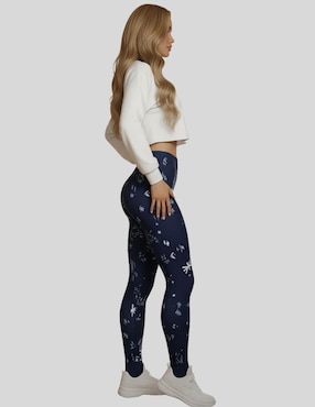 Set legging Malabis cintura alta con elástico para mujer
