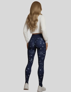 Set legging Malabis cintura alta con elástico para mujer