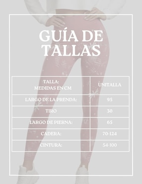 Set legging Malabis cintura alta con elástico para mujer