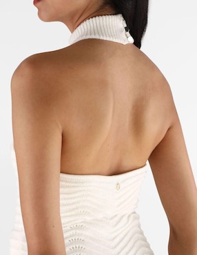 Blusa strapless Guess para mujer