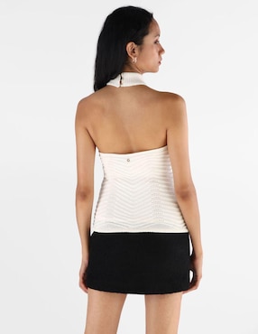 Blusa strapless Guess para mujer