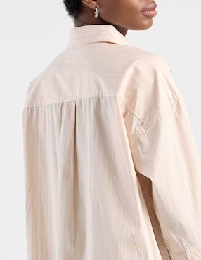 Blusa camisera Scotch & Soda manga larga para mujer