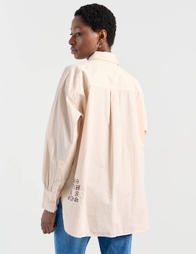 Blusa camisera Scotch & Soda manga larga para mujer