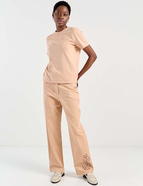 Playera manga corta Scotch & Soda cuello redondo para mujer