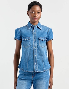 Blusa Scotch & Soda manga corta para mujer