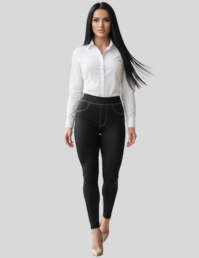 Set legging Malabis cintura alta con elástico para mujer