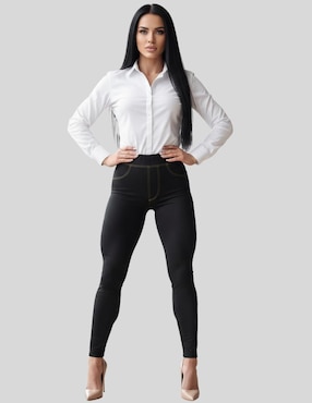 Set legging Malabis cintura alta con elástico para mujer