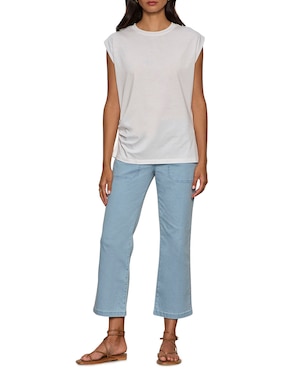 Jeans capri wide leg Sanctuary para mujer