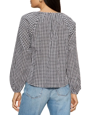 Blusa Sanctuary manga larga para mujer