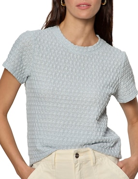 Playera manga corta Sanctuary cuello redondo para mujer