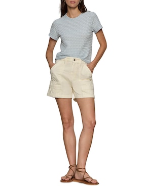 Playera manga corta Sanctuary cuello redondo para mujer
