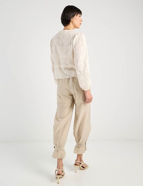 Pantalón Kur.Kuma relajado para mujer