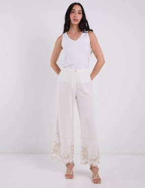 Pantalón relaxed Indi & Cold amplio para mujer
