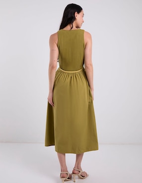 Vestido midi casual Indi & Cold para mujer