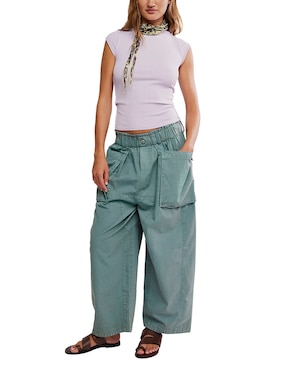 Top Free People cuello redondo