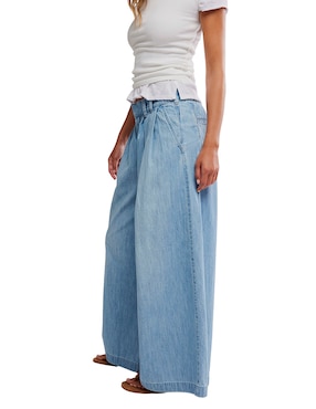 Jeans relaxed wide leg Free People para mujer