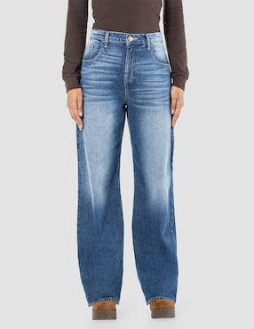 Jeans relaxed wide leg Oggi Jeans para mujer