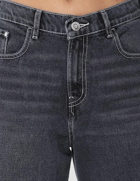 Jeans relaxed wide leg Oggi Jeans corte media cintura para mujer