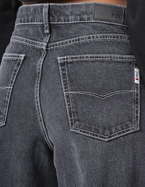 Jeans relaxed wide leg Oggi Jeans corte media cintura para mujer