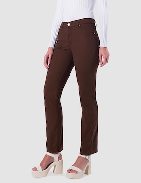 Pantalón de vestir Oggi Jeans straight para mujer