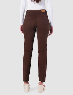 Pantalón de vestir Oggi Jeans straight para mujer