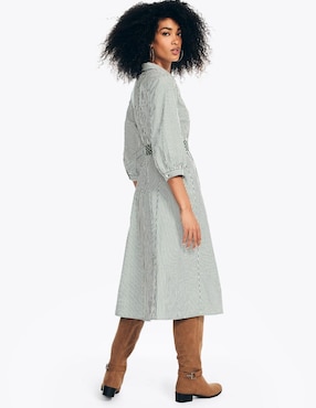 Vestido midi casual Nautica para mujer