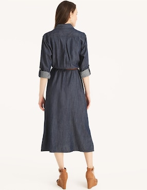 Vestido midi casual Nautica para mujer