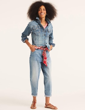 Jeans relaxed mom Nautica para mujer