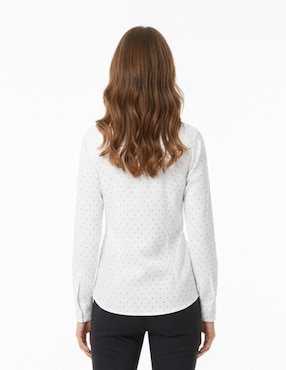 Blusa camisera Marsel manga larga para mujer