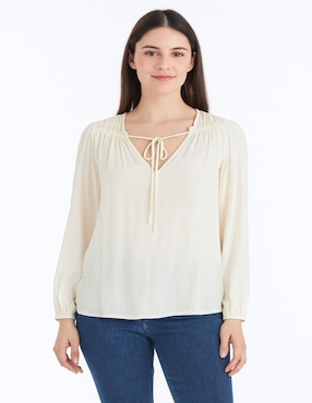 Blusa Marsel manga larga para mujer