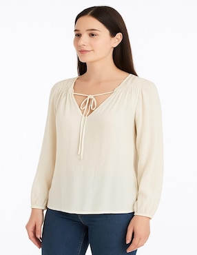 Blusa Marsel manga larga para mujer